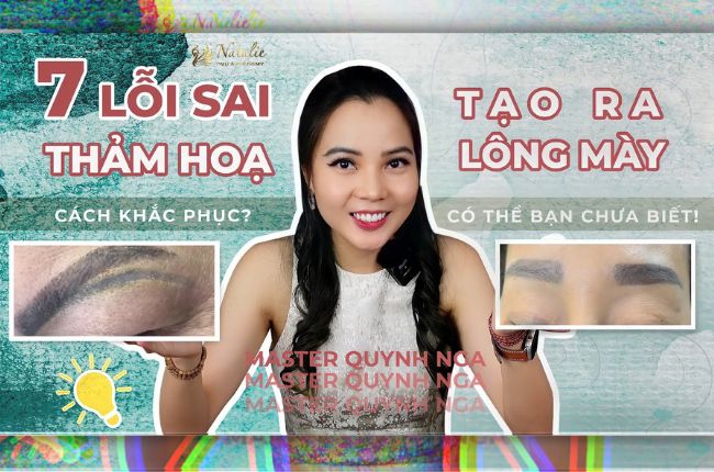 7 Lỗi Sai Thường Mắc Khi Phun Lông Mày Cho Người Mới 